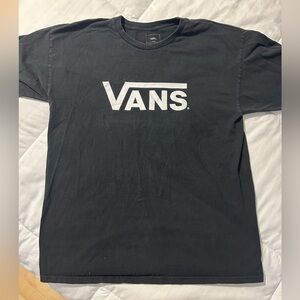 Vans Black and White Logo Men's Tee